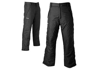 Men's Full Side Zip Insulated Snow Pants