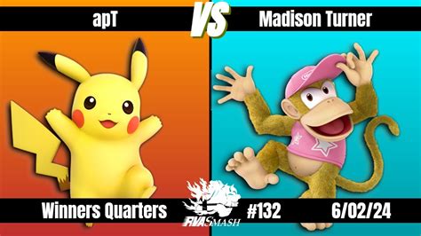 Rva Smash Apt Pikachu Vs Madison Turner Diddy Kong Winners