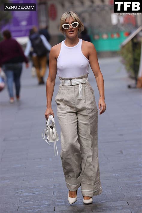 Ashley Roberts Sexy Seen Braless Showing Off Her Hot Tits Outside Iheart Radio Aznude