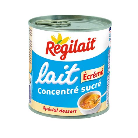 Lait concentré sucré écrémé REGILAIT la boite de 397 g à Prix Carrefour