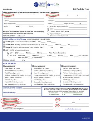 Fillable Online Oxygen Fax Order Form Fax Email Print PdfFiller