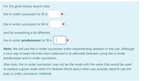 Solved For The Given Binary Search Tree The In Order