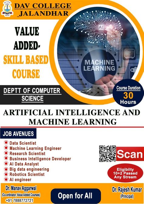 Artificial Intelligence And Machine Learning Dav College Jalandhar