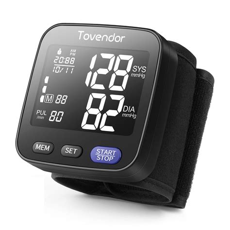 Tovendor Blood Pressure Monitor, Portable Automatic Digital BP Monitor Irregular Heart Beat