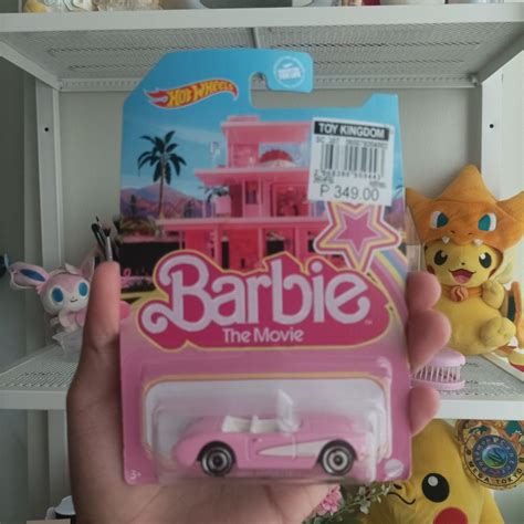 Barbie The Movie Hot Wheels Corvette Pink Hobbies Toys Toys Games On Carousell