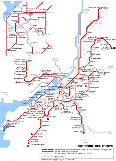 Urbanrailnet Europe Sweden GÖteborg Tram System