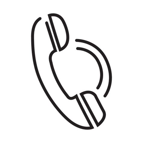 Design Png E Svg De Ícone De Toque Do Telefone Para Camisetas