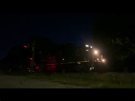 Nighttime Trains On The CSX Fitzgerald Subdivision Part 2 2 On 06 23