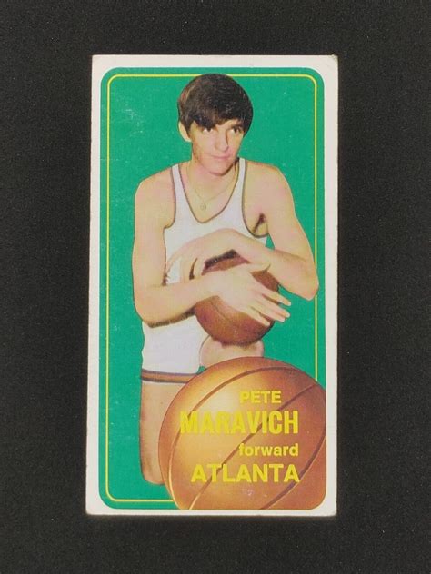 1970 71 Topps Pete Maravich Rookie Card 123 Atlanta Hawks VG EX EBay