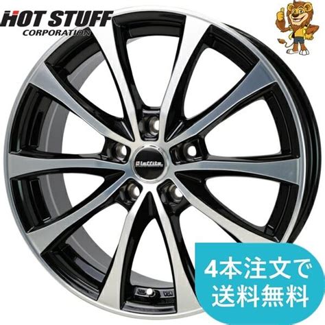 HOT STUFF ホイールのみ1本 Laffite LE 07 BK P 16インチ 6 5J PCD100 5H インセット48