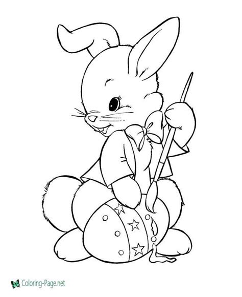 Easter Bunny Coloring Pages