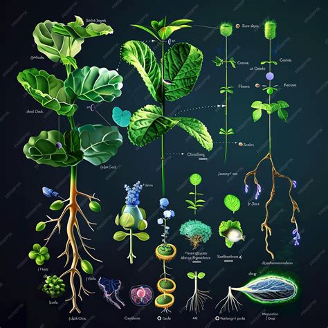 Premium Photo | Visualization of the carbon dioxide oxygen cycle in
