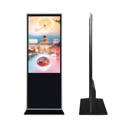 Ad Media Player Touch Screen Floor Stand Interactive Digital Signage