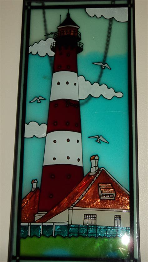 3d Stained Glass Lighthouse Patterns Glass Designs