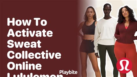 How to Activate Sweat Collective Online at Lululemon - Playbite