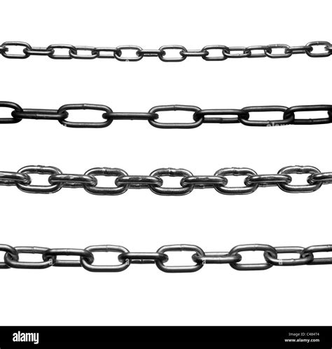 collection of various chains Stock Photo - Alamy