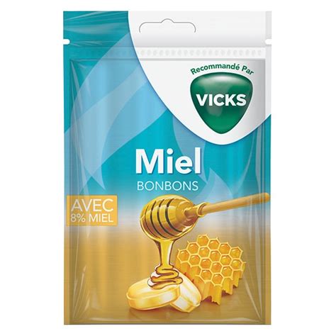 Vicks Bonbons Miel 72g Pas Cher