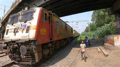 Haldiram Wap Locomotive Pulling Express Train Yellow Icf Coaches