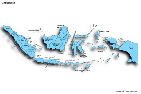 sample maps  indonesia