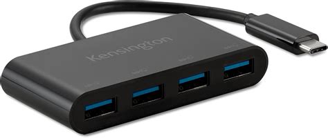 Buy Kensington Ch1200 Usb C 10gbps 4 Port Hub Usb Type C To Usb Adapter With 4 Usb 30