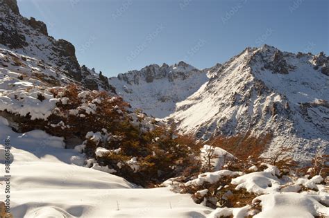 Hiking in the snowy mountains around San Carlos de Bariloche and San ...