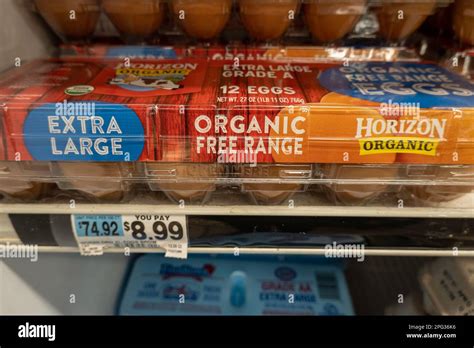 The price of eggs has gone up significantly in the past year, 2023, New ...