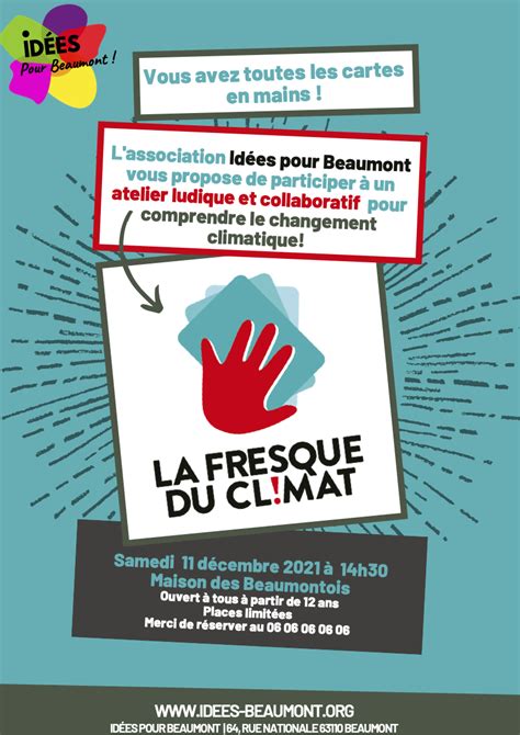 Un Atelier Fresque Du Climat Beaumont Id Es Pour Beaumont