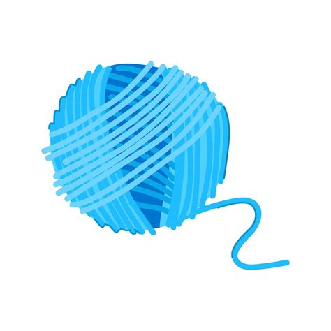 Doodle Ball Yarn Cartoon Illustration 48797320 Vector Art At Vecteezy