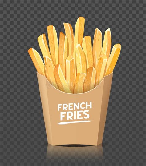 Franse Friet Verpakking Rode Doos Model Ontwerp Geïsoleerd Op Witte