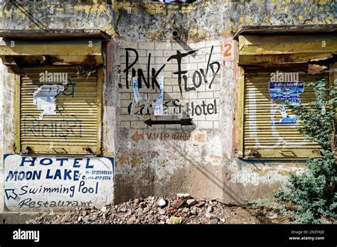 Exterior Wall Old City Jaipur Rajasthan India Stock Photo Alamy