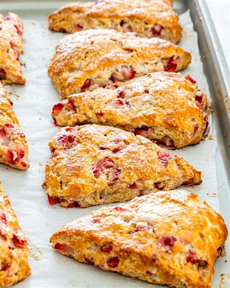 Strawberry Scones Jo Cooks