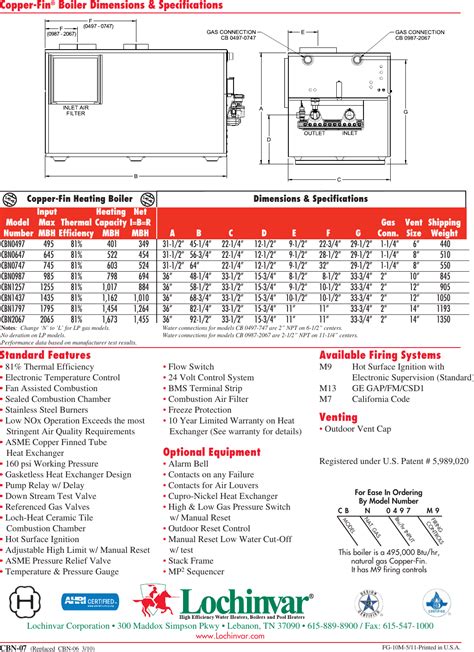 Lochinvar Copper Fin Boiler Manual