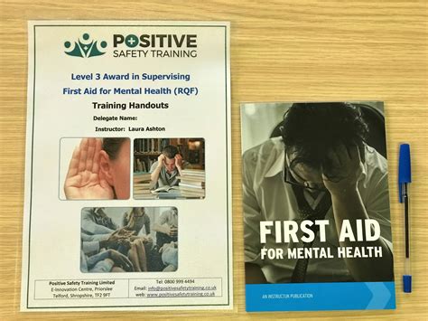 Supervising First Aid For Mental Health