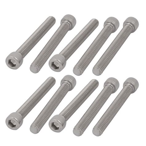 1 4 20 X 2 304 Stainless Steel Full Threaded Hex Socket Head Cap Screw 10pcs