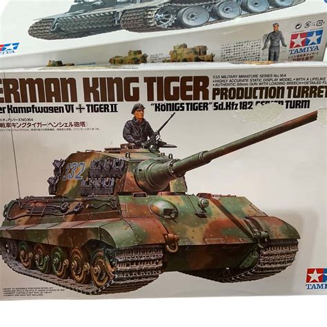 German king Tiger Model kit Panzer Kampfwagen VI 614 1/35 item 35164* ...