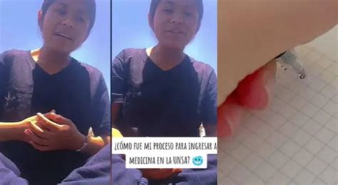 Tiktok Viral Perú Joven Peruana Revela Cómo Logró Ingresar A La Unsa