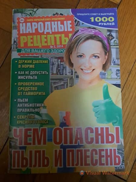 Журнал Народные рецепты. Выпуск 2. Чем опасны пыль и плесень - купить с ...