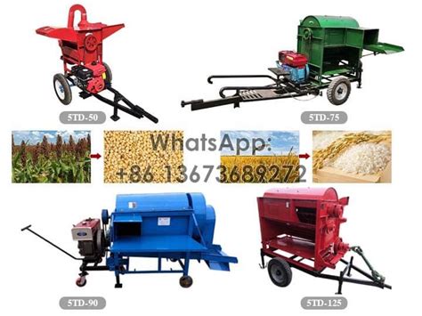 Wheat Thresher Threshing Sorghum Soybean Wheat Rice