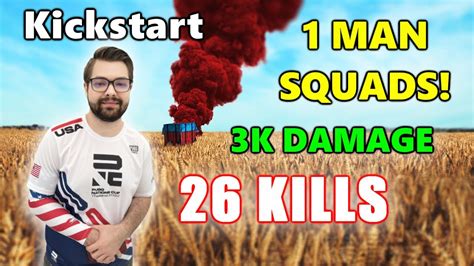 Eu Kickstart Kills K Damage Man Squads Pubg Youtube