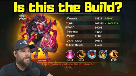 Best Build Malefica Castle Clash YouTube