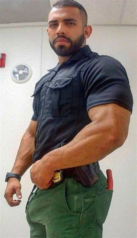 Muscle Cops Ideas Hot Cops Men In Uniform Cops