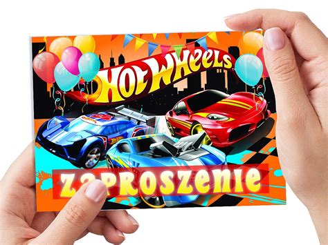 Zaproszenie Na Urodziny Hot Wheels Niska Cena Na Allegro Pl