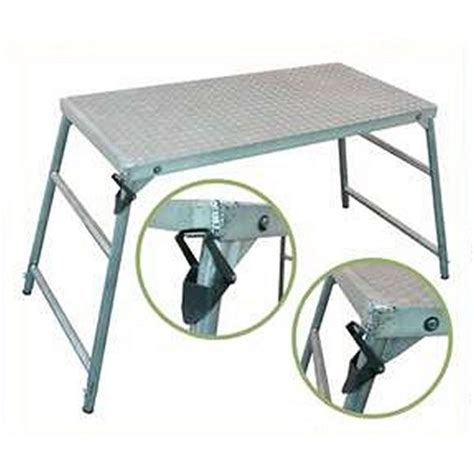 Площадка монтажная ПМ-600, ПМ-800, ПМТ-1100, алюминиевая сварная складная