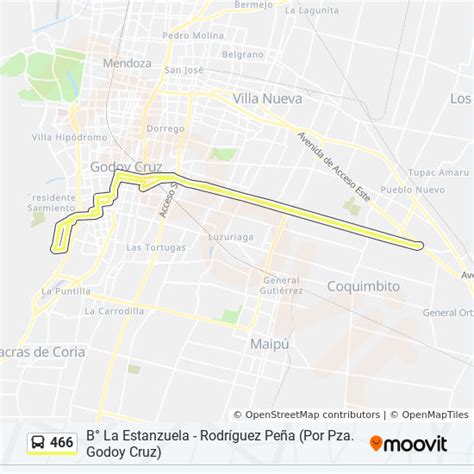 Ruta Horarios Paradas Y Mapas B La Estanzuela Rodr Guez Pe A