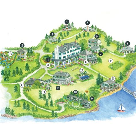 Property Map | The Claremont Hotel | Luxury Resort in Maine