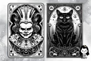 Creepy Halloween Tarot Card Clipart Graphic By Cat Lady Creative Fabrica