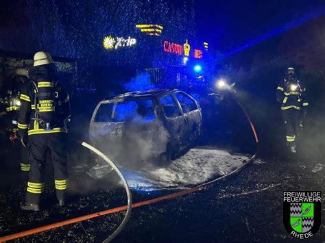 Feuer Klein Feuerwehr Rhede