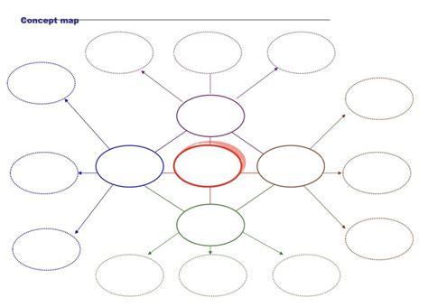 Plantillas De Mapa Conceptual En Word Jerárquico Araña