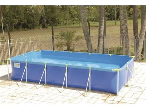 Kit Piscina Mor Premium Retangular 7600 Litros Acessórios 10 OFF