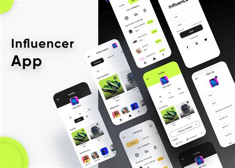 Influencer App Project on Behance